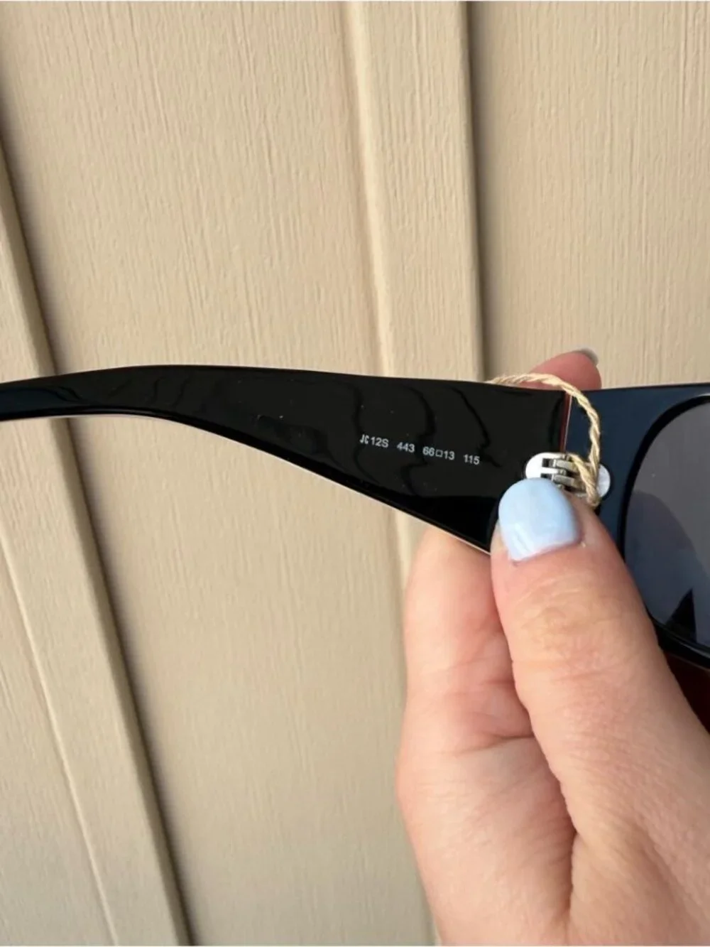Just Cavalli Y2K Black and White Logo Oversized Sunglasses